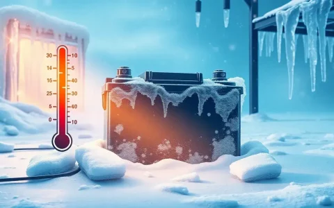How do lead batteries perform in extremely cold temperatures