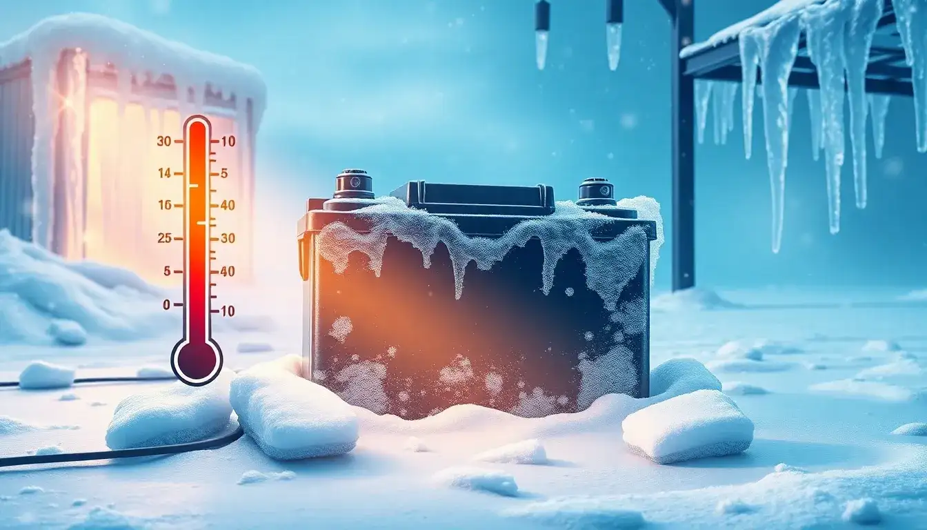 How do lead batteries perform in extremely cold temperatures