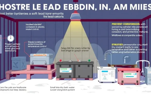 What are the best practices for storing lead batteries in hot climates
