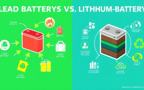 How do lead batteries compare to lithium-ion batteries in terms of recyclability