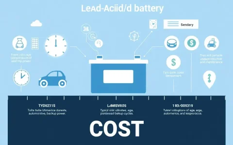 How does the lifespan of lead-acid batteries affect their overall cost