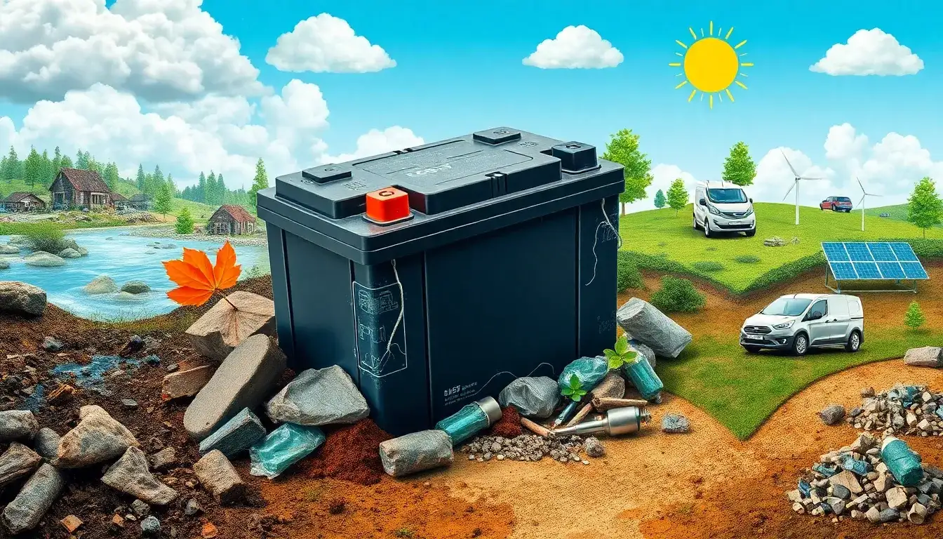 Are there any environmental costs associated with replacing lead-acid batteries frequently