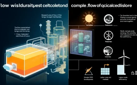 What factors contribute to the higher costs of flow batteries compared to other LDES technologies