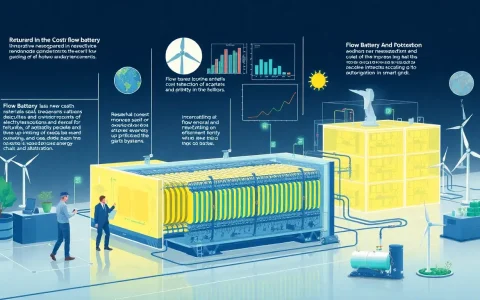 What innovations are being made to reduce the cost of flow batteries