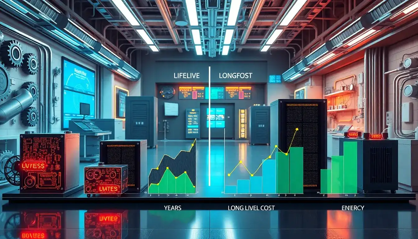 How does the lifespan of flow batteries affect their overall cost