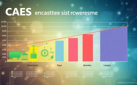 How does the cost of compressed air energy storage vary with different durations
