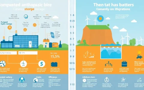 How does the cost of compressed air storage compare to other LDES technologies