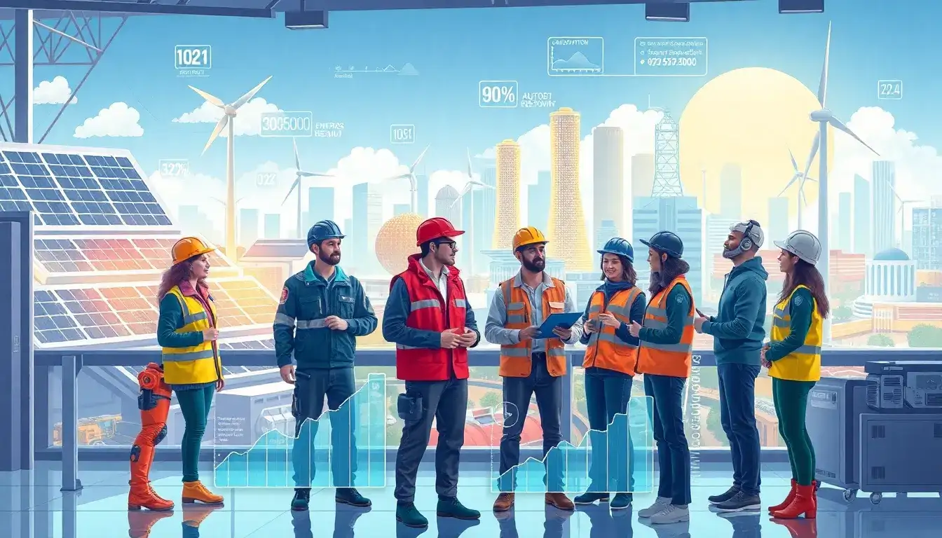 How will the cost reductions impact the job market in the renewable energy sector