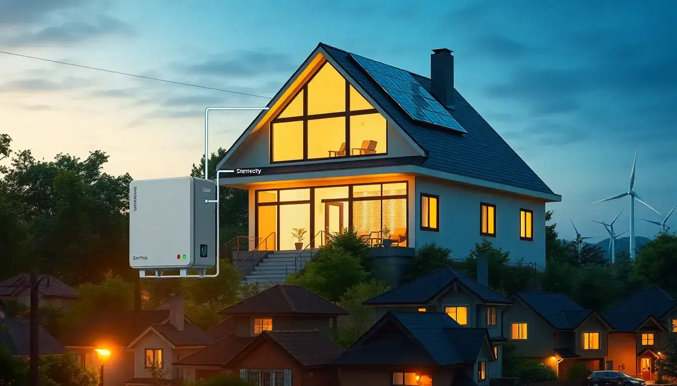 How do residential energy storage systems enhance grid resilience during outages