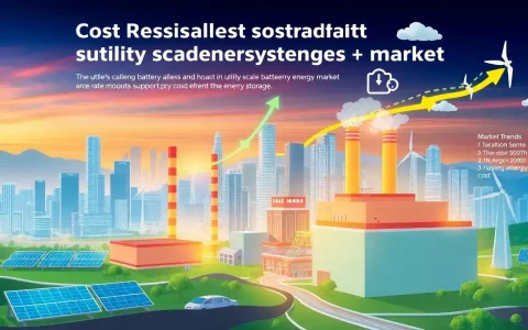 How do the cost reductions for utility-scale battery storage systems impact the overall energy market