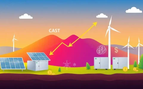 How do the costs of battery storage systems impact the overall cost of renewable energy projects
