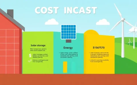 How do the costs of battery storage compare to those of solar and wind energy