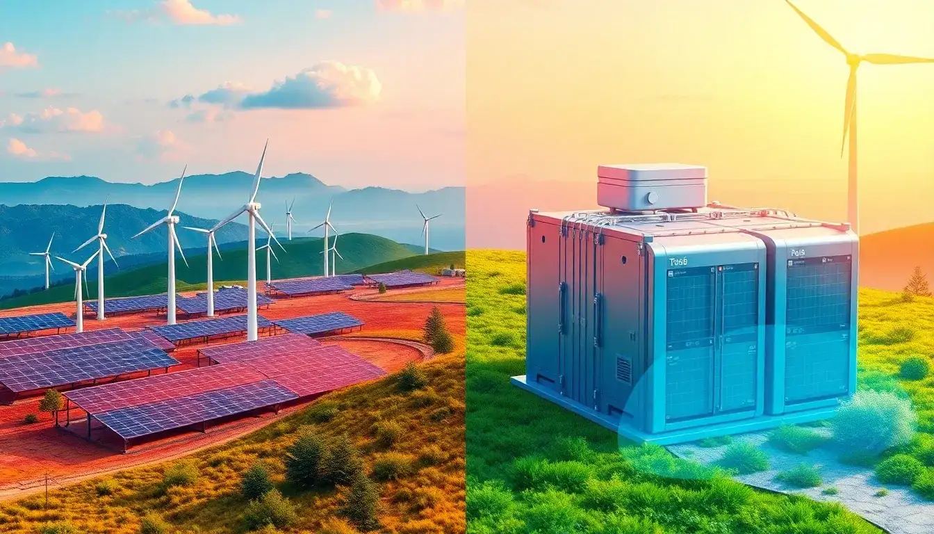 How does the cost of battery storage impact the overall cost of renewable energy projects