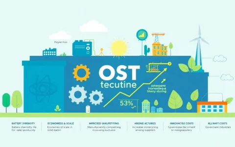 What factors contribute to the cost reductions in battery storage