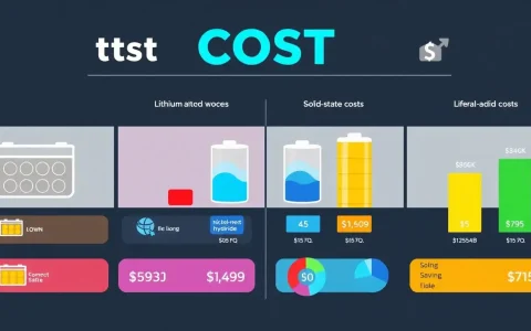 How do different battery technologies compare in terms of cost