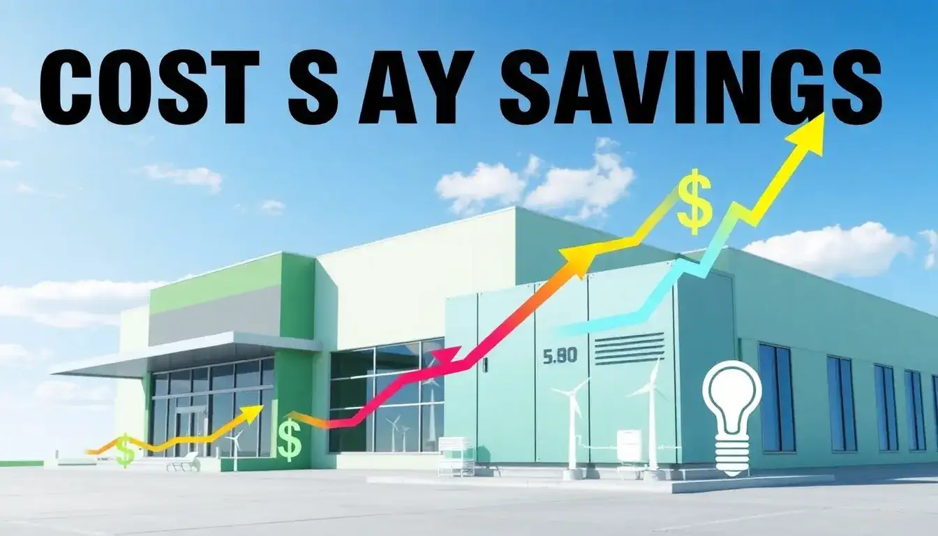 What are the cost savings associated with using battery energy storage systems in commercial settings