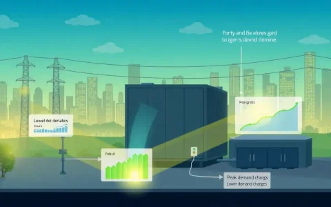 How do battery energy storage systems help reduce demand charges