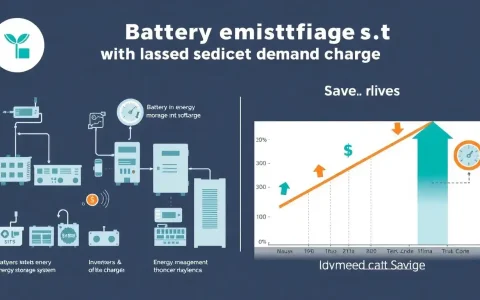 How does the cost of battery energy storage systems compare to the savings from reduced demand charges