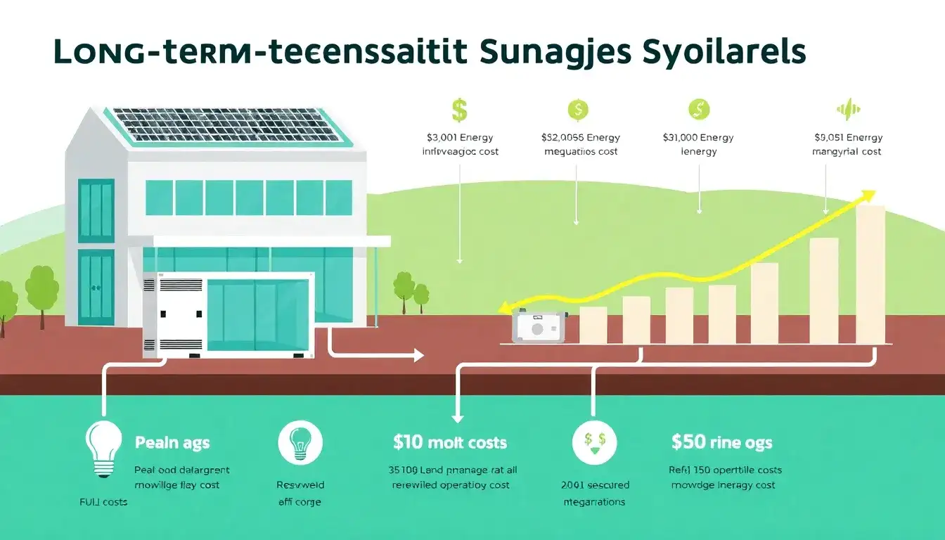What are the long-term cost savings of using battery energy storage systems in commercial settings