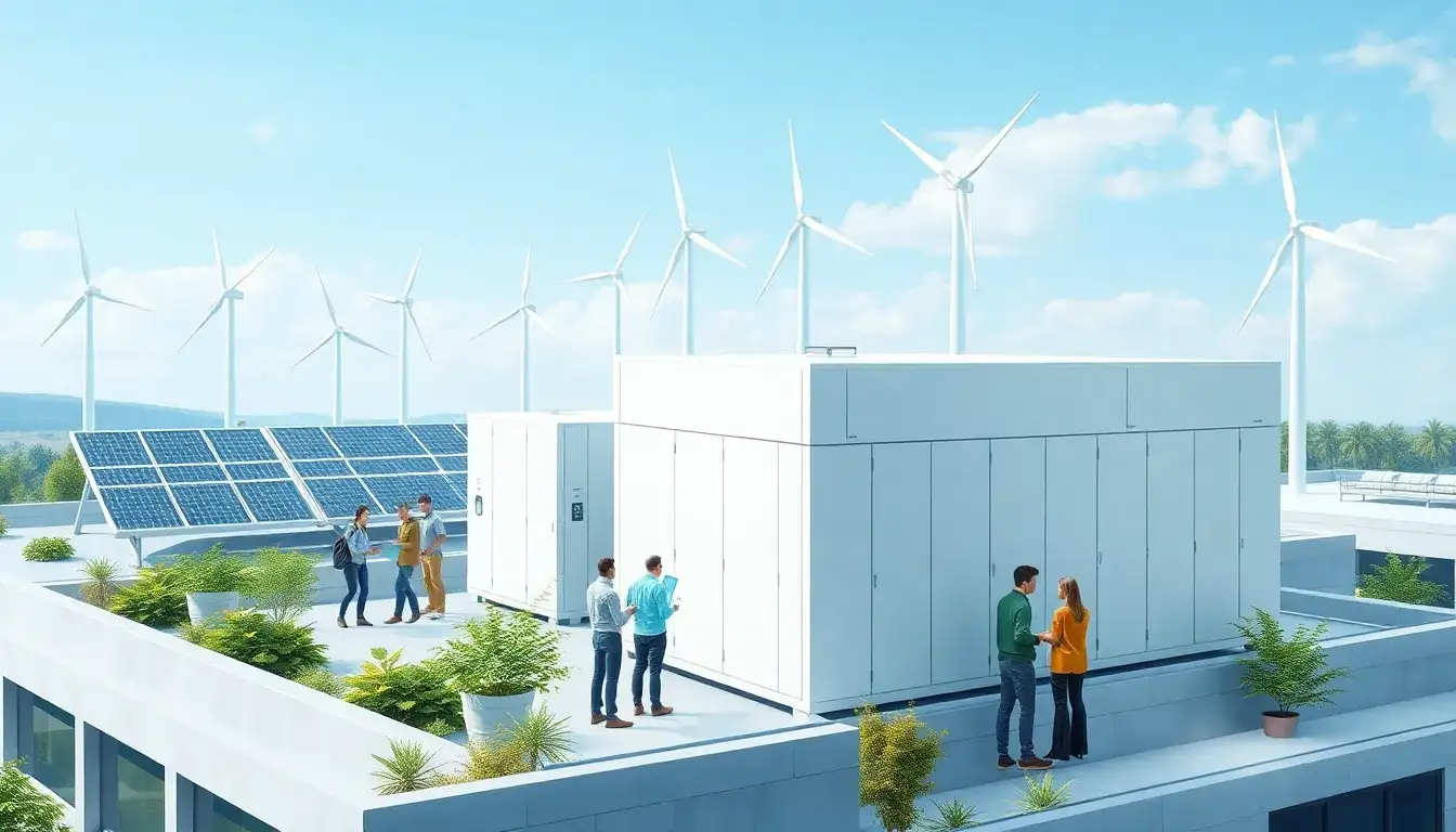 How can commercial battery storage systems help businesses reduce their carbon footprint
