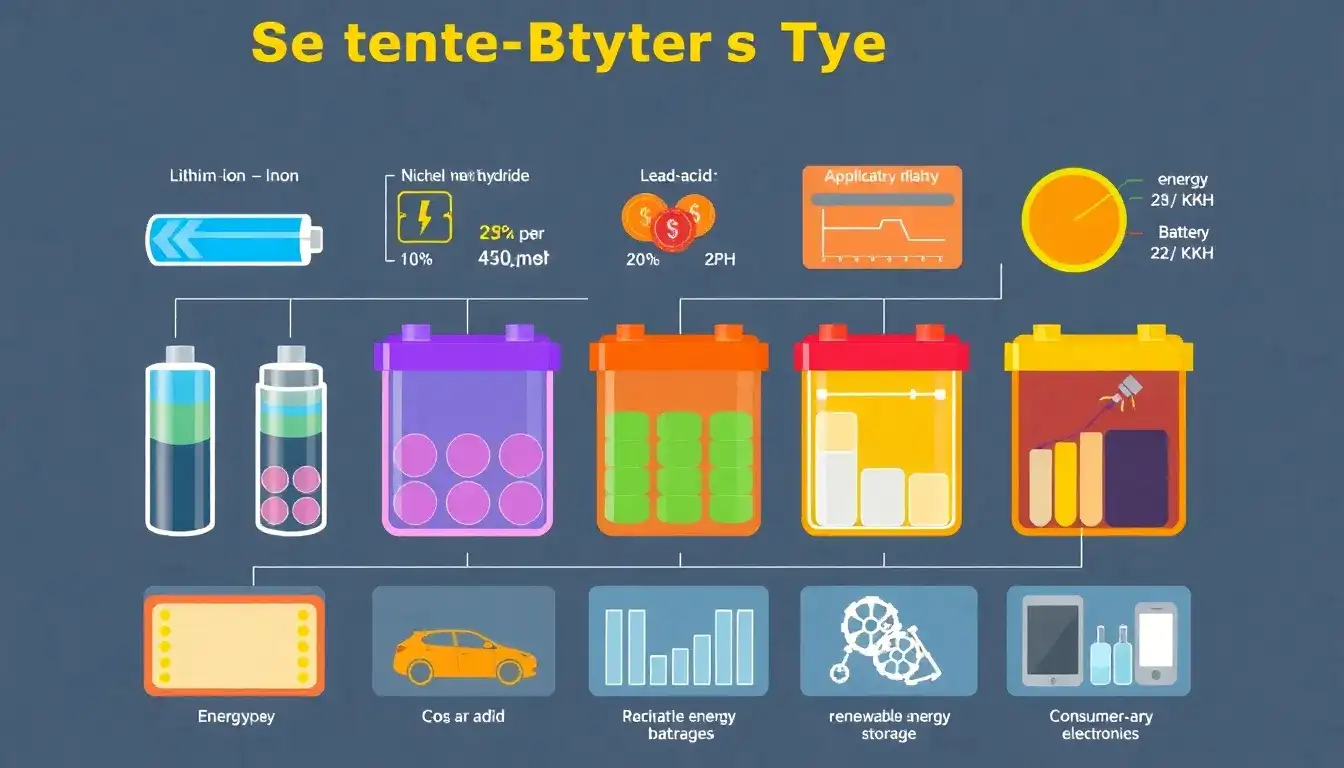 Which battery type offers the best cost-effectiveness for commercial applications