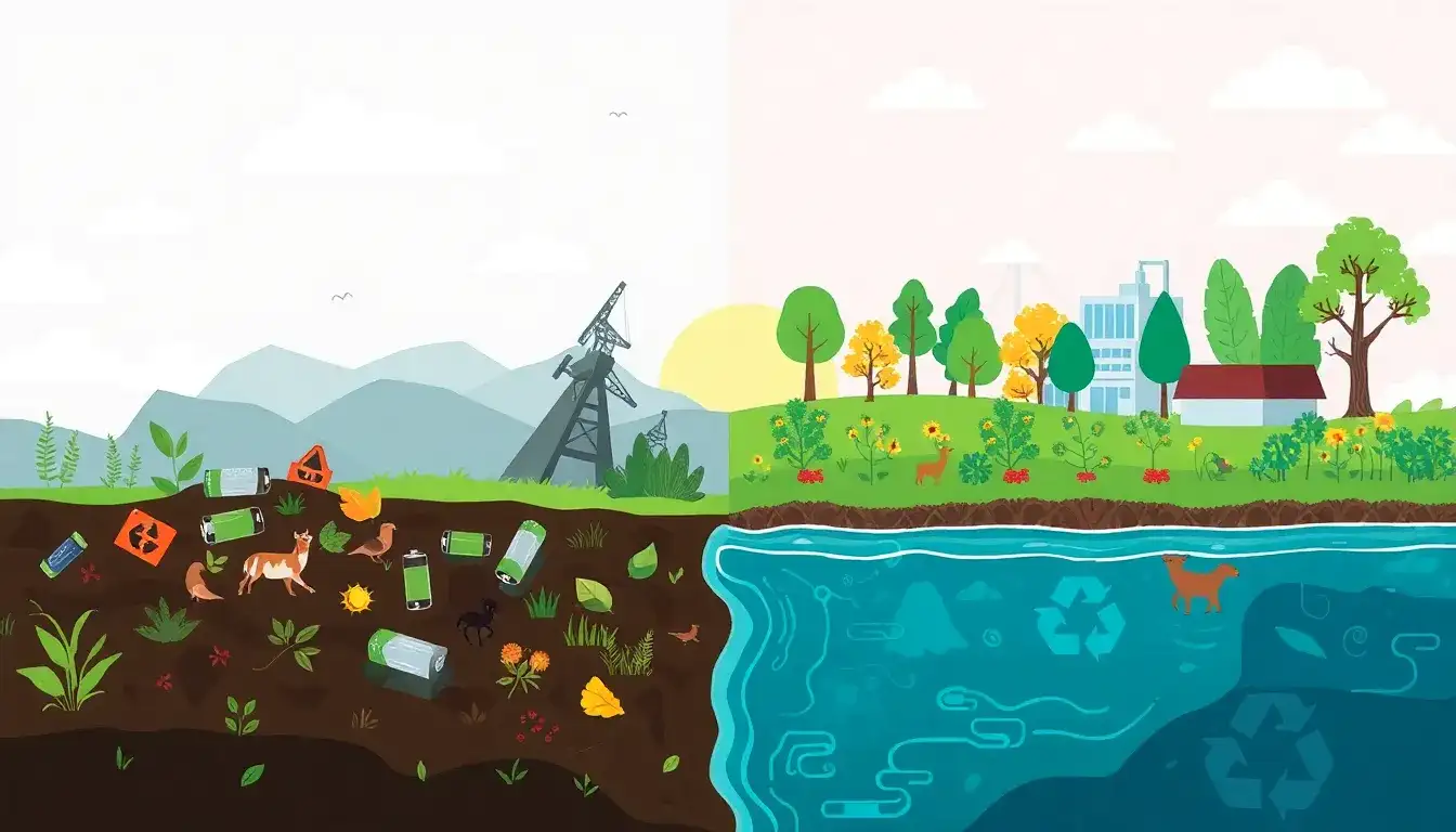 Are there any environmental concerns associated with the disposal of certain battery types