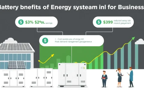 What are the cost benefits of using battery energy storage systems for businesses