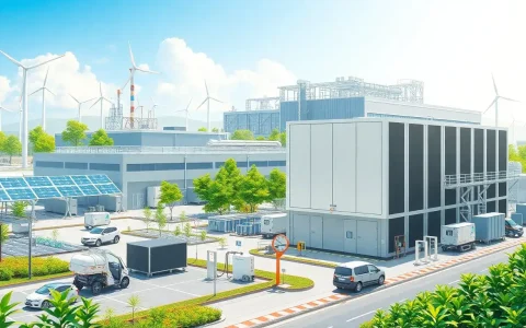 How do battery energy storage systems contribute to reducing carbon footprints in industrial applications