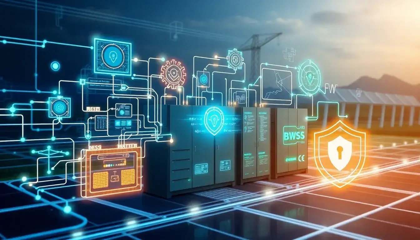 How do smart control solutions manage and protect BESS components