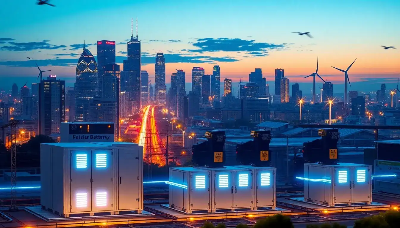 How do batteries help stabilize the grid during peak hours