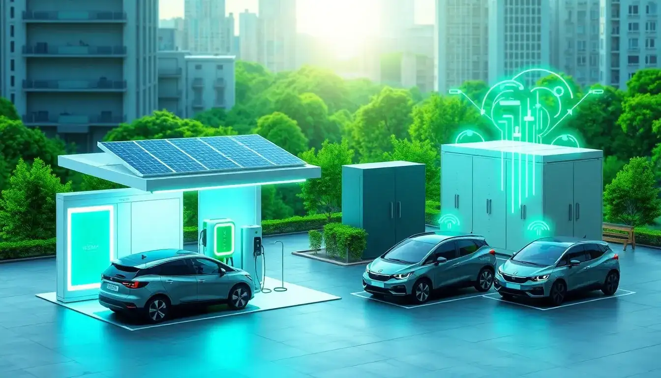 What are the main benefits of using battery energy storage for EV charging
