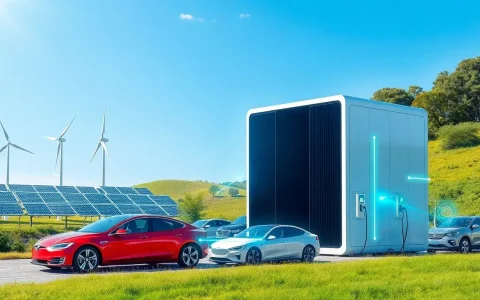 How does battery energy storage help in integrating renewable energy sources with EV charging