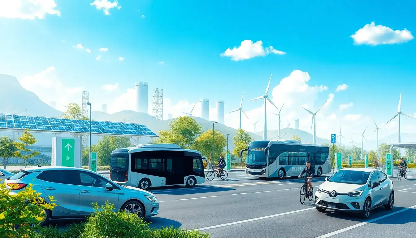 How does battery energy storage contribute to reducing greenhouse gas emissions in the transportation sector
