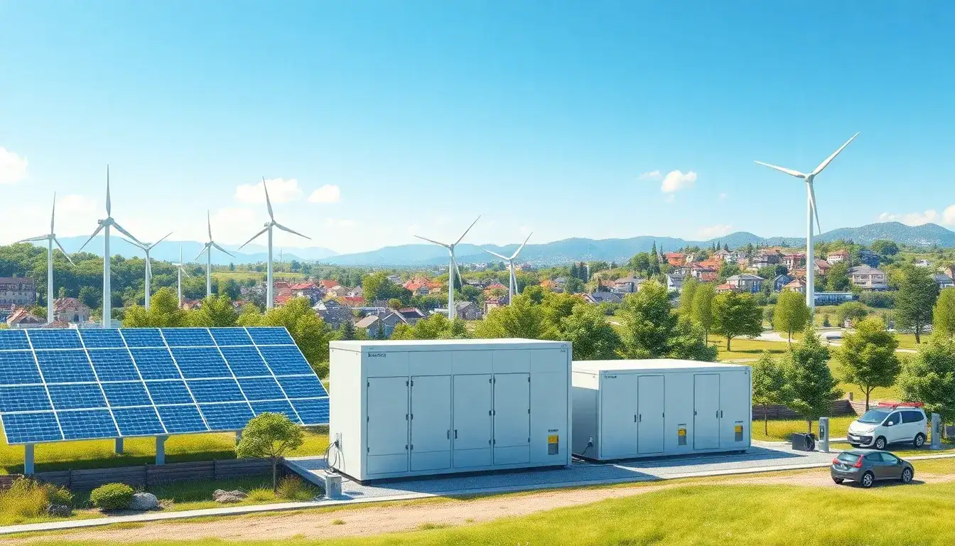 How do battery energy storage systems help reduce carbon footprints