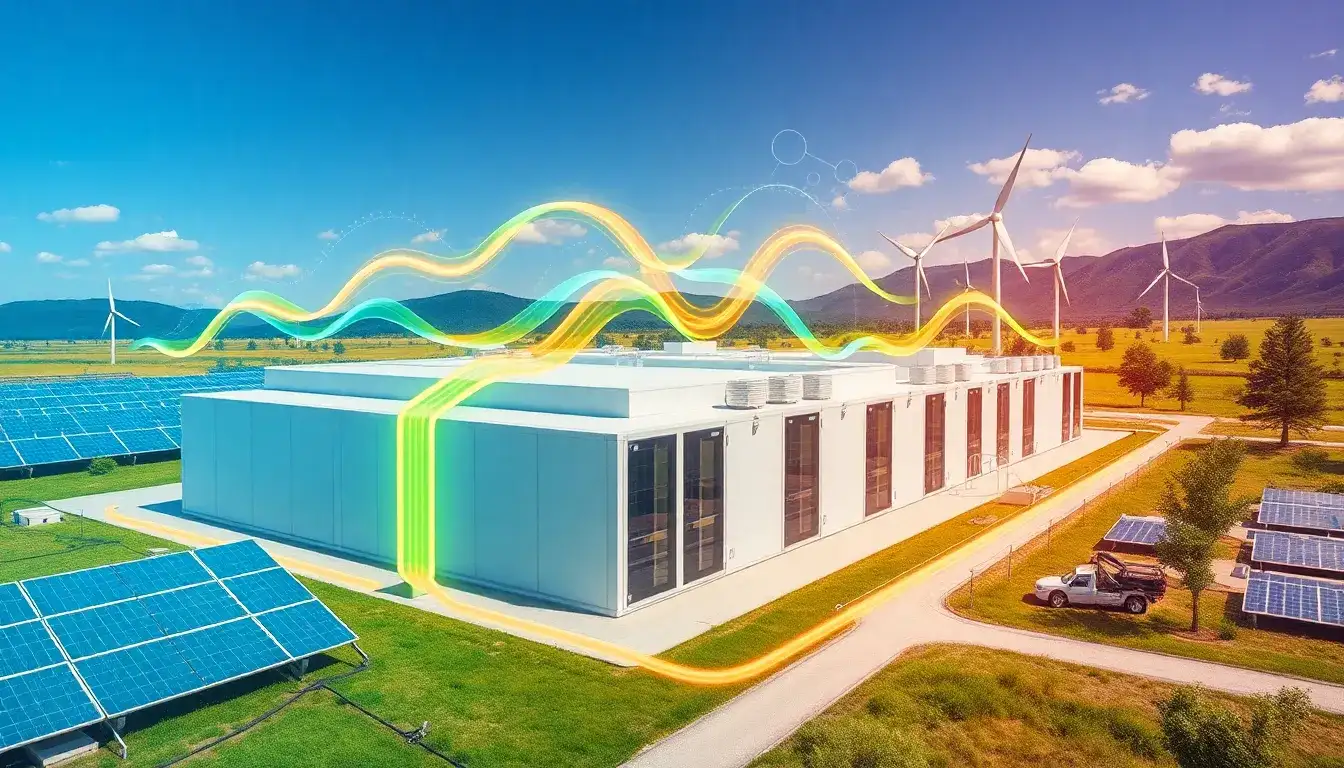 What are the main advantages of using flow batteries for grid-scale storage
