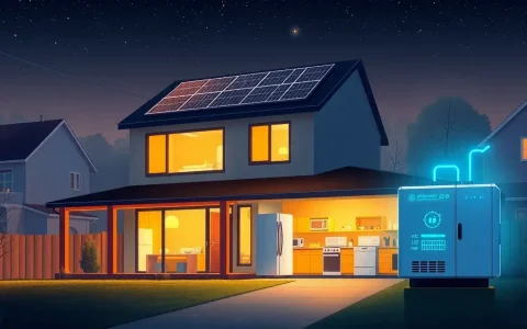 How long can a typical battery energy storage system power a home during an outage
