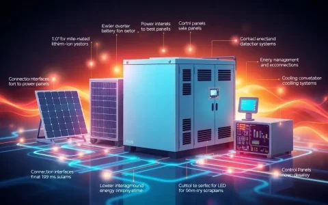 What are the main components of a battery energy storage system