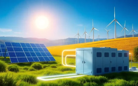 How does a battery energy storage system integrate with renewable energy sources
