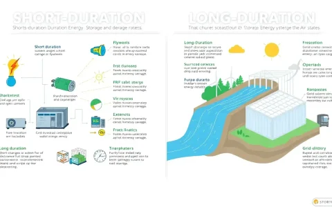 What are the main differences between short-duration and long-duration energy storage systems