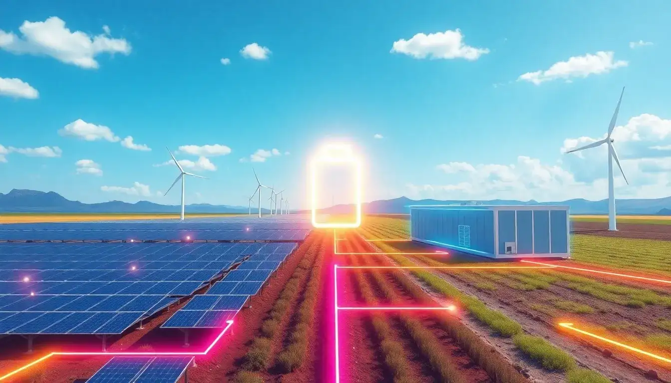 What role do batteries play in managing short-term variability in renewable energy sources