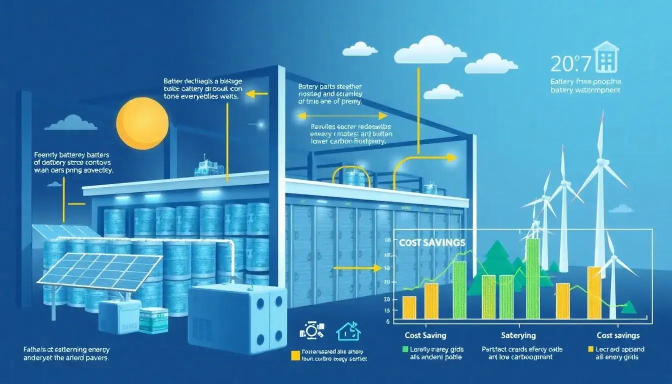 Are there any significant cost savings associated with battery energy storage systems