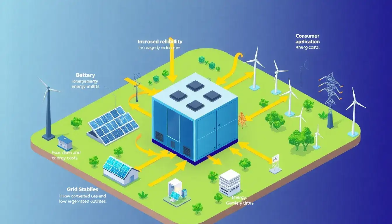 What are the main benefits of using battery energy storage systems for utilities