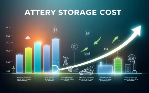 How have battery storage costs changed over the past decade