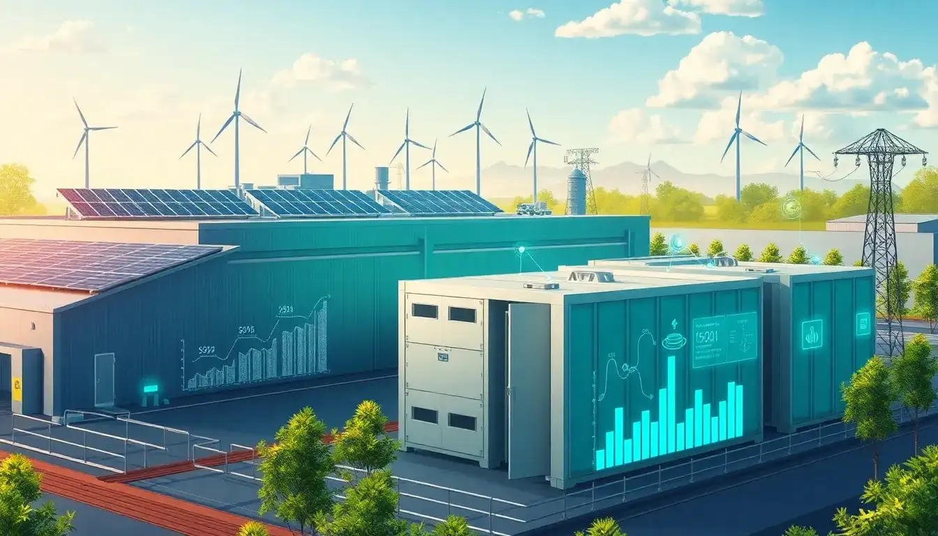 How do battery storage systems help reduce energy costs for businesses