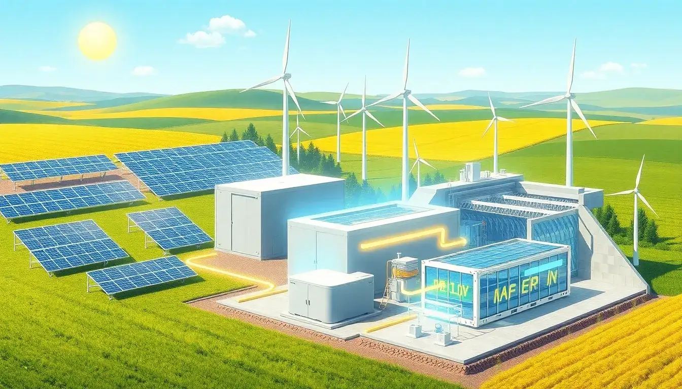 How do battery energy storage systems integrate with renewable energy sources