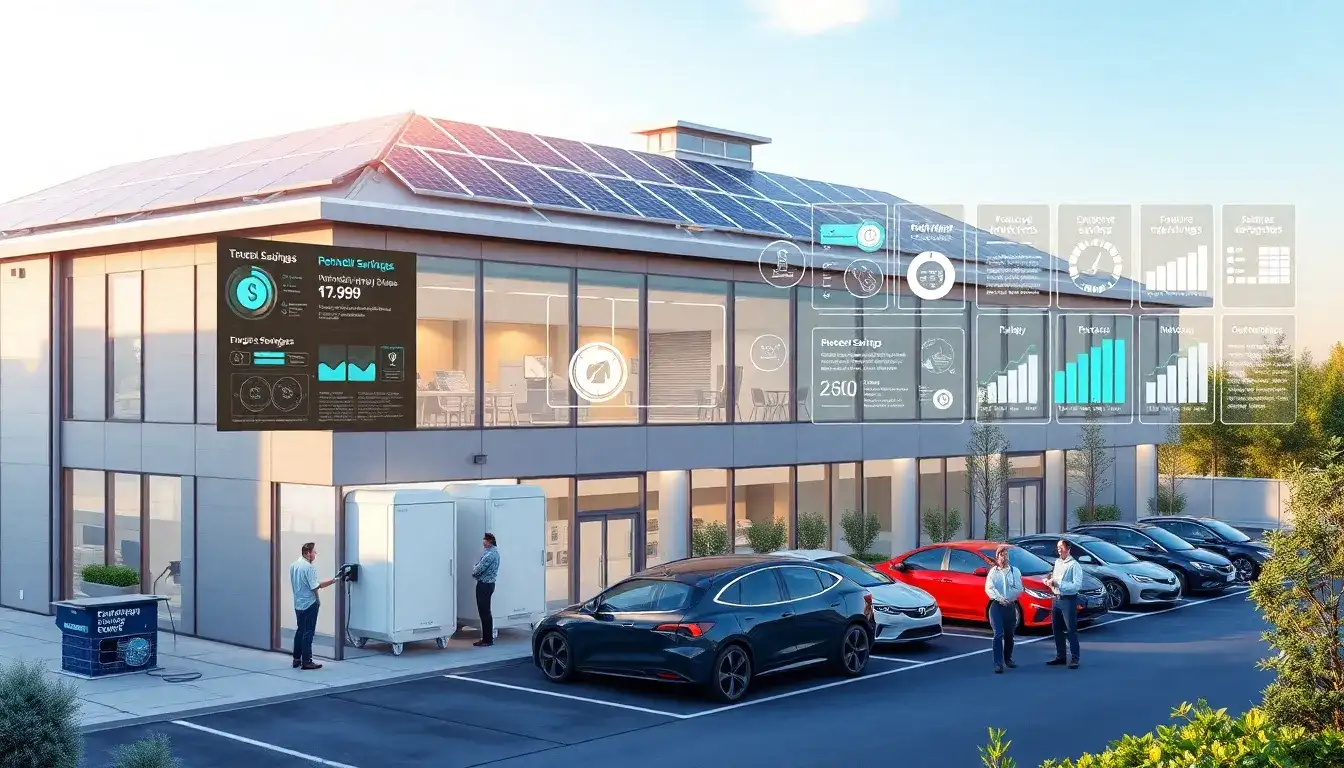 What are the potential cost savings for businesses using battery energy storage