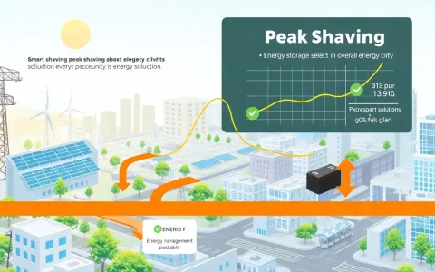 How does peak shaving impact overall energy efficiency