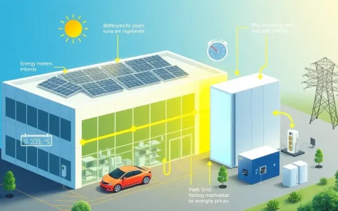 How do battery storage systems help reduce energy costs for commercial sites