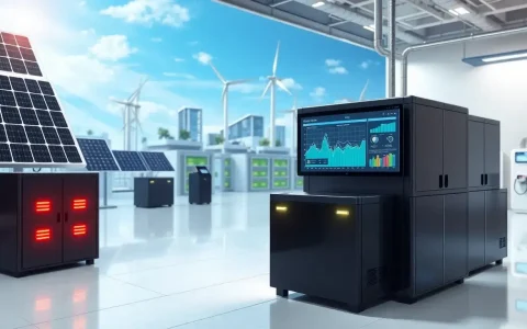 How do commercial battery storage systems optimize energy use
