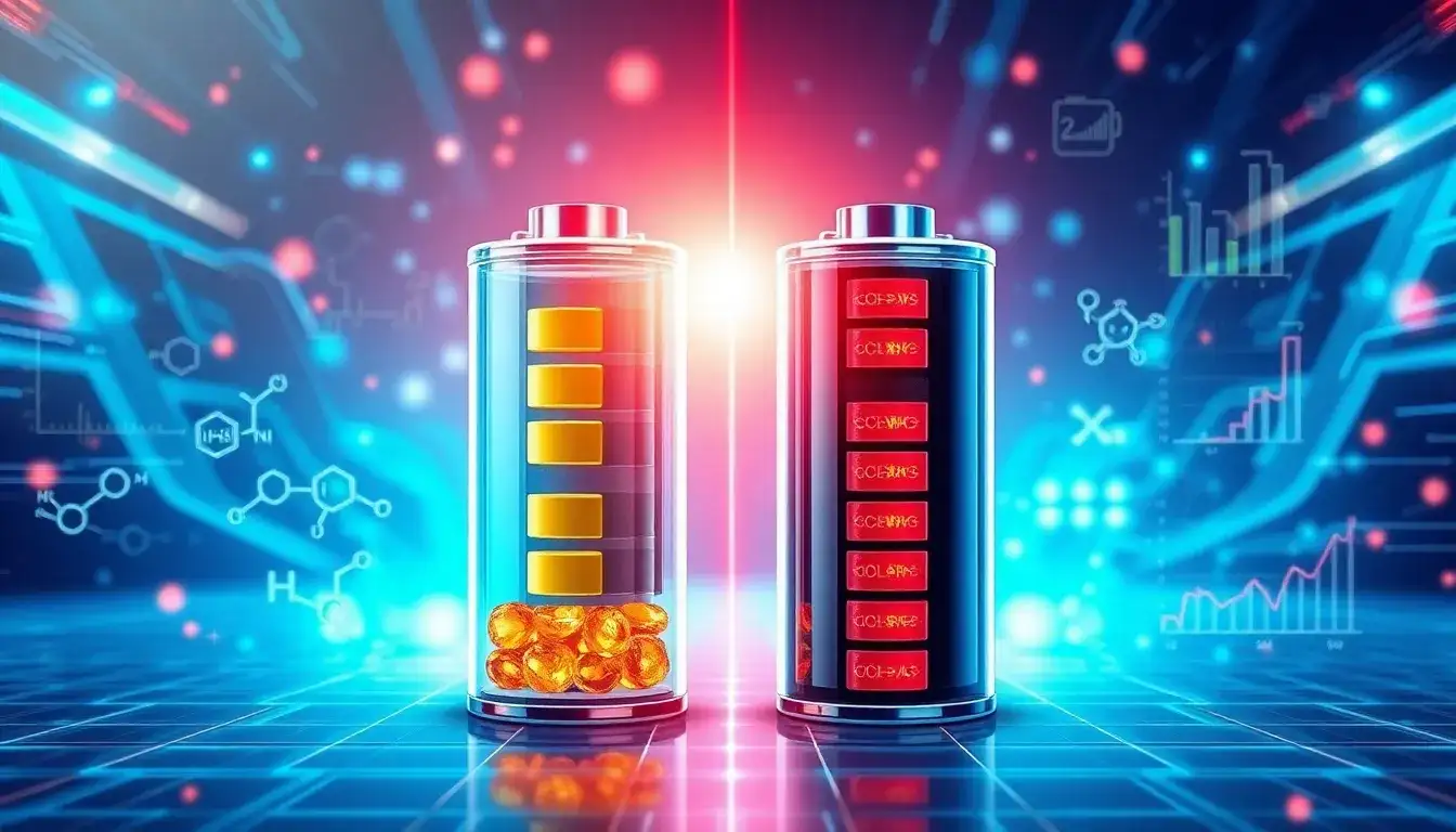 How do zinc-manganese oxide batteries compare to lithium-ion batteries in terms of energy density